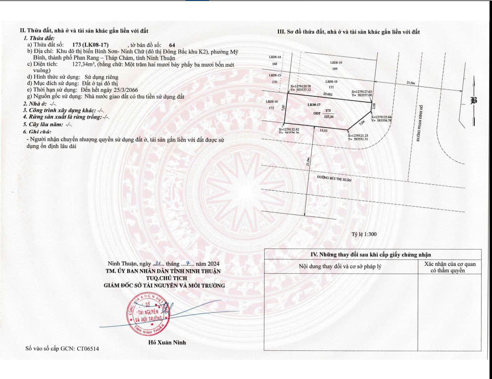 pháp lý bình sơn ocean park